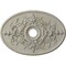 Ekena Millwork Alexa Medallion (Canopies up to 5 5/8"), 30 3/4"W x 21 1/4"H x 3 7/8"ID x 1 5/8"P, Pot of Cream CM21X30ALPCC - alternate 1